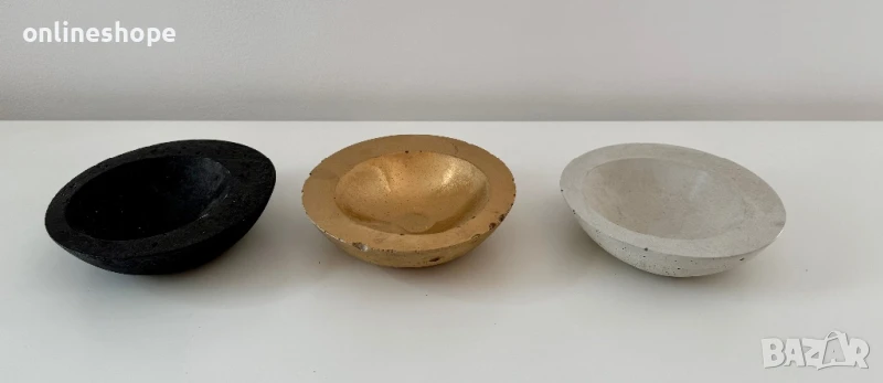 Мини дизайнерска купичка “Гравитация” – бетонен стил за модерния дом, снимка 1