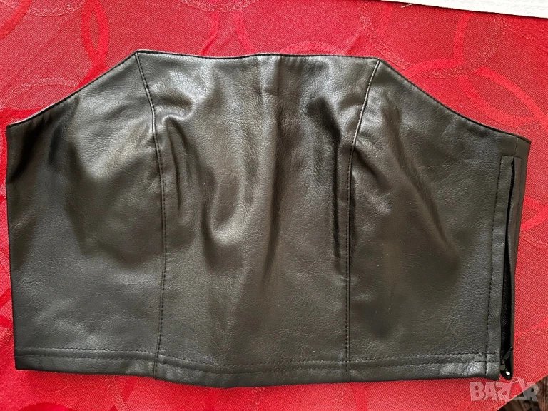 Бюстие от еко кожа, снимка 1