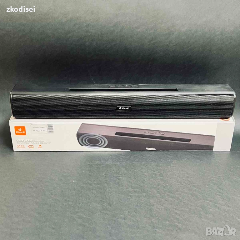 Bluetooth тонколона KISONLI LED-803, снимка 1