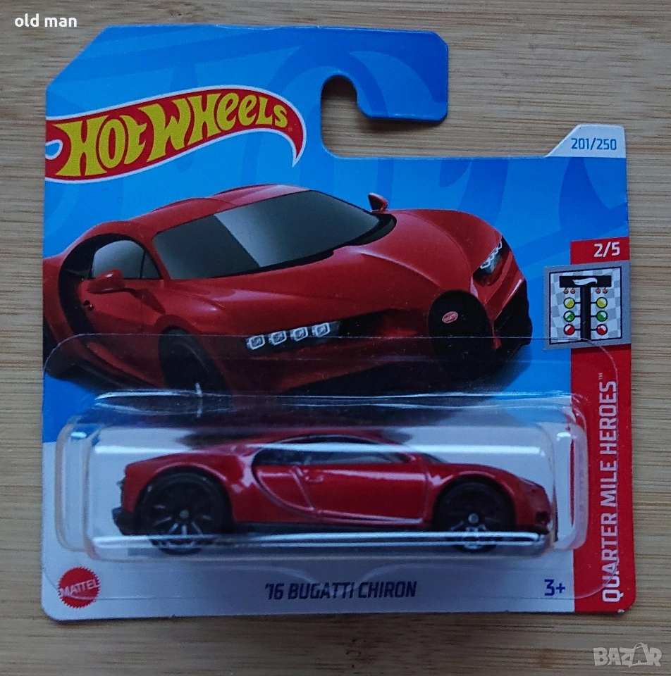 Hot Wheels '16 Bugatti Chiron, снимка 1
