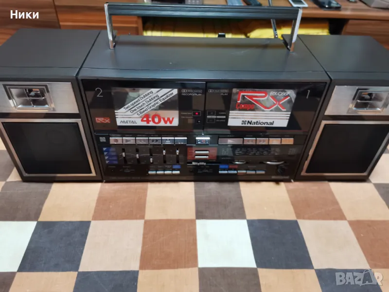  Прадавам  касетофон  -  National Panasonic  RX-C66F - , снимка 1
