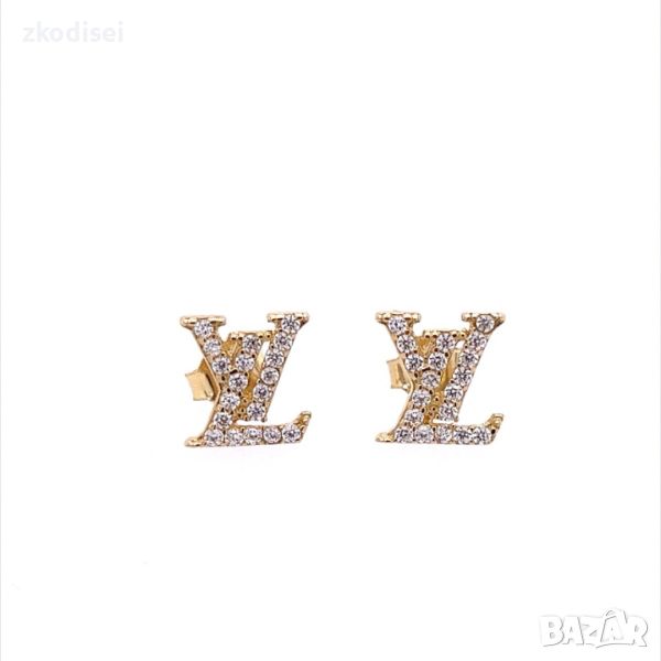 Златни обеци Louis Vuitton 1,51гр. 14кр. проба:585 модел:23793-3, снимка 1