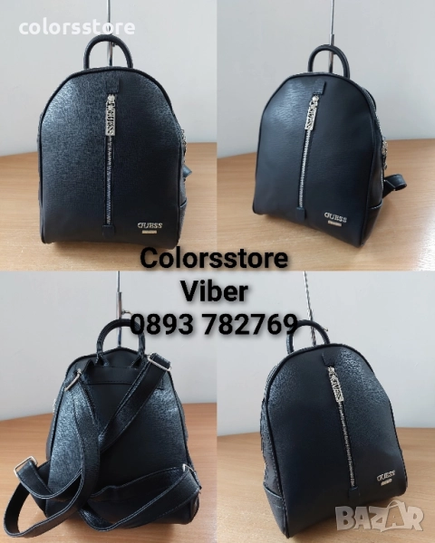 Черна раница Guess/SG78y, снимка 1