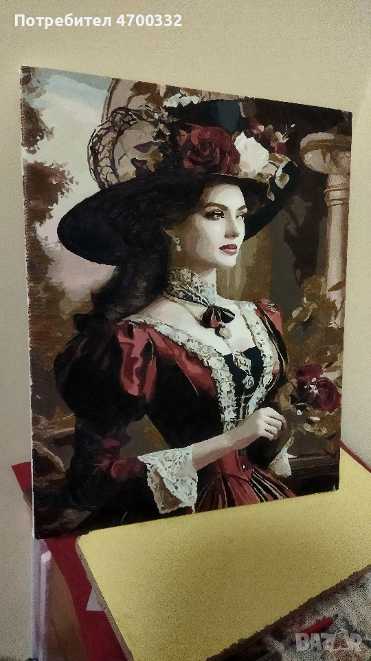 Картина рисува по номера, снимка 1