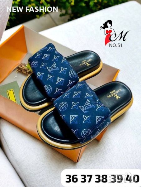 Дамски Чехли Louis Vuitton , снимка 1