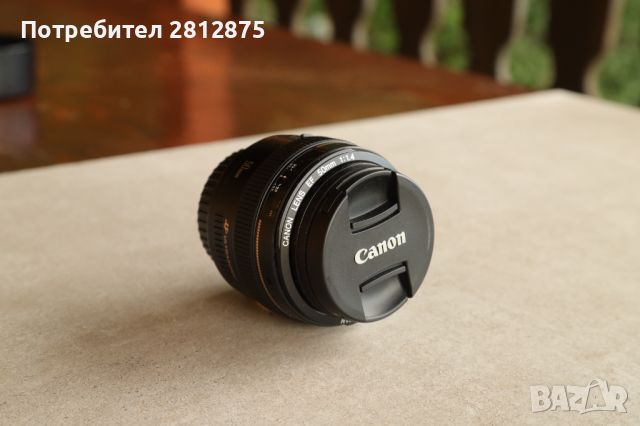 Обектив Canon EF 50mm 1:1.4 ultrasonic, снимка 4 - Обективи и филтри - 46367985