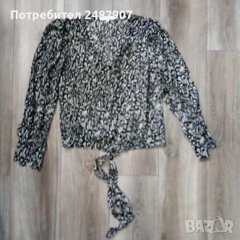 Ефектна дамска риза с връзки, снимка 4 - Ризи - 50342911