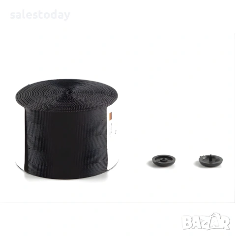 Текстилна лента за предпазен колан, Универсални, 3,6м, черен, снимка 2 - Аксесоари и консумативи - 53823030