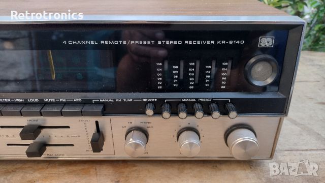 Kenwood KR-8140 Quadraphonic stereo receiver , снимка 4 - Ресийвъри, усилватели, смесителни пултове - 46462975