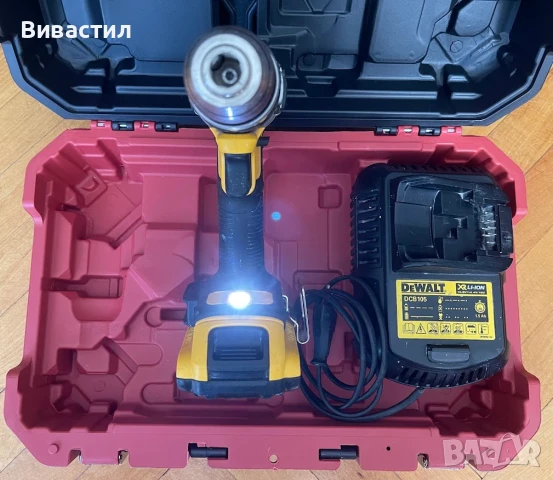 Ударен винтоверт Dewalt от XR серията внос от Германия машината работи отлично, снимка 5 - Винтоверти - 50773338