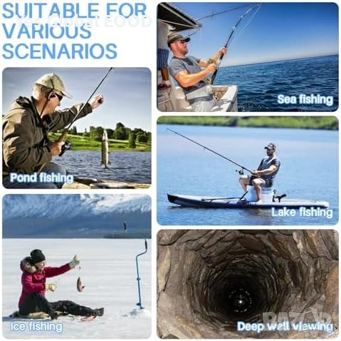 5" Fishfinder подводна камера IP67 200°, снимка 8 - Въдици - 53620689