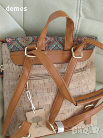 Дамска раница от корк, Португалия, снимка 3 - Чанти - 53804518