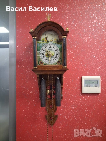 Продавам 3 бр. холандски часовници в перфектен вид, снимка 14 - Стенни часовници - 53439078