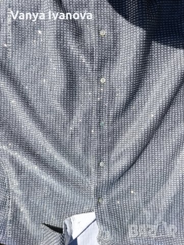 Continiue сребриста риза размер Л, снимка 13 - Ризи - 51318455