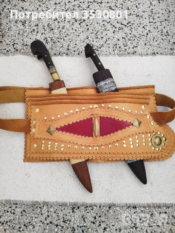 Кожен силях естествена кожа 