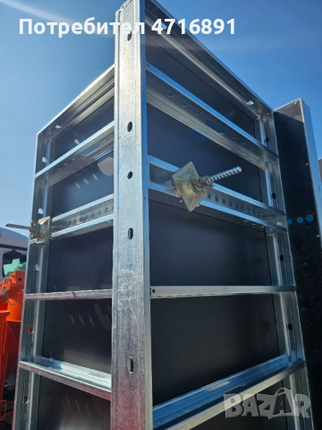 Рамков поцинкован кофраж за колони от 15/15 до 75/75 см, 2,70 м, снимка 6 - Строителни материали - 53314172