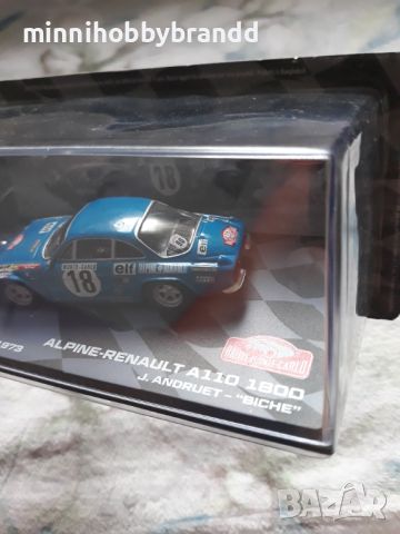 Renault Alpine 110 1800 Citroen C4 WRC  Rally  Monte  Carlo  1.43 Eaglemoss Top  Models , снимка 5 - Колекции - 46731136