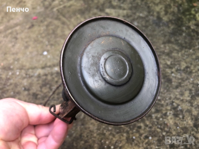 стар немски военен фенер "FEUERHAND №75 ATOM" - WEHRMACHT - WWII - ОРИГИНАЛ, снимка 13 - Антикварни и старинни предмети - 50558987