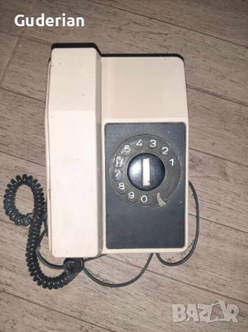 Ретро телефон с шайба, снимка 1 - Стационарни телефони и факсове - 45241103