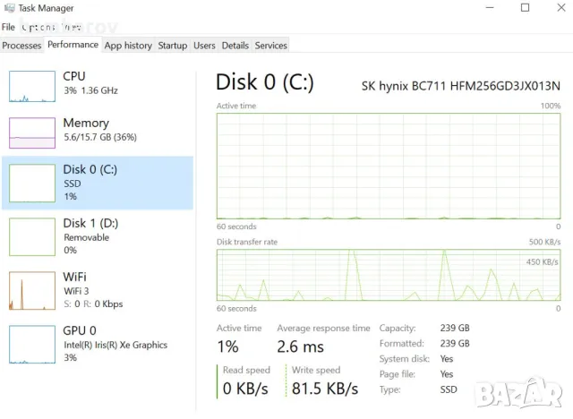 Бизнес лаптоп HP Probook с 4-ядрен Core i5-1135G7 и 14'' FHD 256 GB SSD 16GB Windows 11, снимка 9 - Лаптопи за работа - 50333111