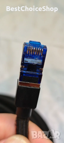 UGREEN Cat 8 LAN кабел 40Gbps 2000MHz Ethernet кабел PoE съвместим – 15м, снимка 7 - Кабели и адаптери - 53556378