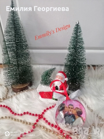 Коледни топки със снимки ♥️, снимка 5 - Коледни подаръци - 52621830
