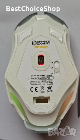 EMPIRE GAMING Armor RF800 безжична игрална клавиатура, мишка и пад комплект, снимка 3 - Клавиатури и мишки - 53624761