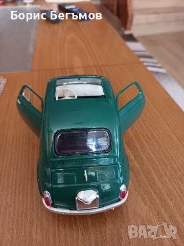 Количка Фиат 1/16 SOLIDO - FIAT - 500, снимка 3 - Колекции - 52562677