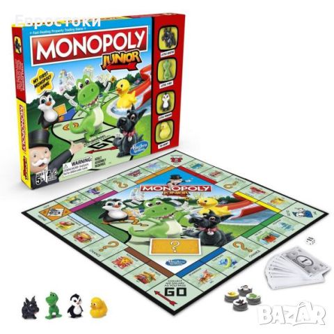 Настолна игра Hasbro Monopoly Junior A6984. На немски език