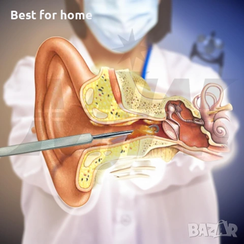 Мини отоскоп с оптичен скенер за уши за домашна употреба от MJW, снимка 5 - Други - 53370549