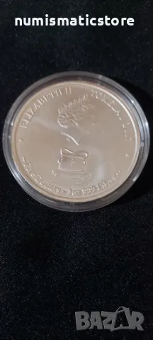 Токелау 2017 – 5 долара - Капоа – Баракуда - 1 OZ - Сребърна монета, снимка 3 - Нумизматика и бонистика - 49716561