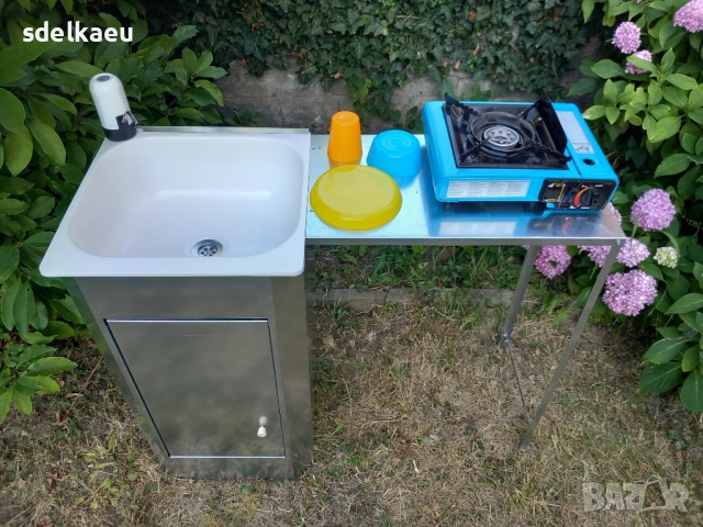 мобилна мивка, градинска мивка, мивка за къмпинг, снимка 15 - Къмпинг мебели - 53598080
