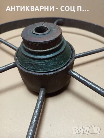 Старо Ръчно Ковано Метално Колело., снимка 6 - Антикварни и старинни предмети - 50074205