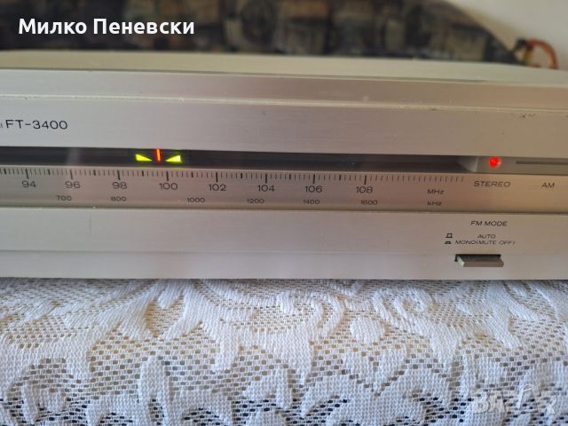 HITACHI  FT 3400 STEREO TUNER MADE IN JAPAN , снимка 4 - Ресийвъри, усилватели, смесителни пултове - 45872382