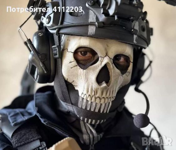 Cosplay маски балаклава Ghost CoD, снимка 4 - Фен артикули - 45952077