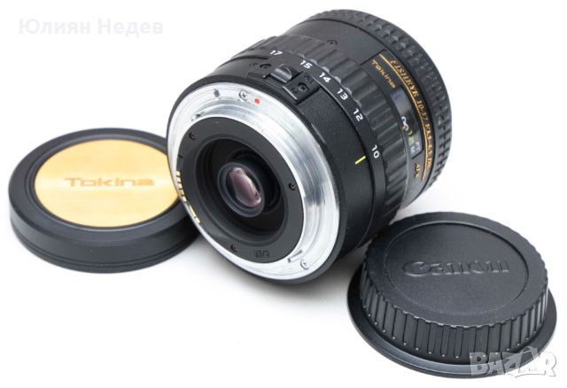 Продавам обектив Tokina 10-17 DX AT-X за Canon, снимка 3 - Обективи и филтри - 46712217