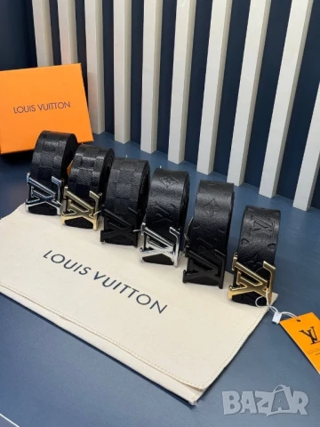 колани от естествена кожа в кутия hermes Louis Vuitton , снимка 2 - Колани - 50675966