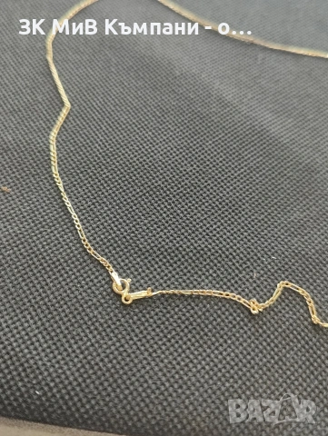 Златен синджир 1.08гр 52см, снимка 4 - Колиета, медальони, синджири - 53324167