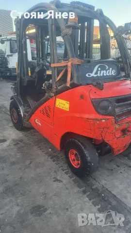 Мотокар Linde H30T-01- 3 тона - на газ - 2011 година