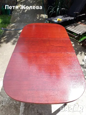 Трапезна маса (разтегателна) 180/90/73см, снимка 3 - Маси - 50330722