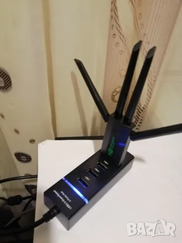 1200Mbps WiFi USB адаптер Dual Band 2.4G+5Ghz Wi-Fi, снимка 7 - Мрежови адаптери - 48411264