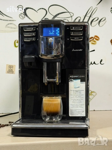 Кафемашина кафе автомат Saeco Incanto с гаранция, снимка 8 - Кафемашини - 53265774