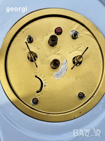 немски порцеланов часовник Mercedes аларма  27/1, снимка 10 - Декорация за дома - 51392221