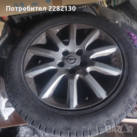 Продавам гуми с оригинални GM джанти 16 цола подходящи за Опел Зафира,Астра, Вектра и др., снимка 4 - Гуми и джанти - 51758520