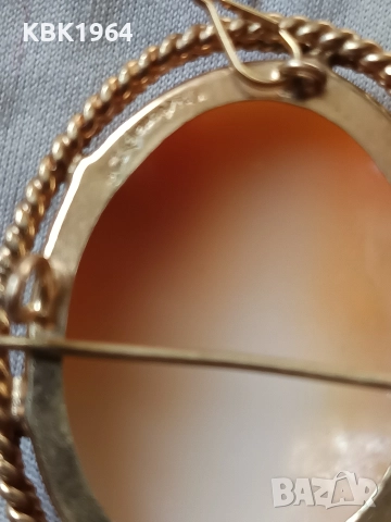 Стара английска брошка, снимка 3 - Антикварни и старинни предмети - 52919674