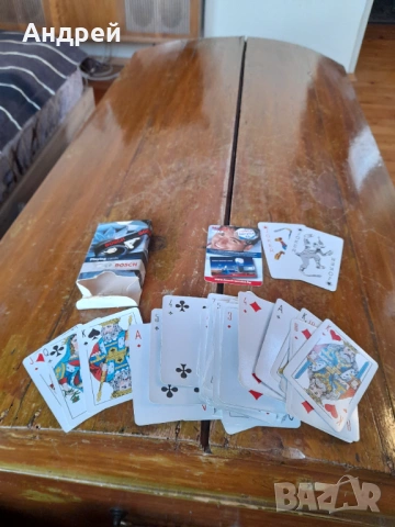 Карти за игра Bosch, снимка 2 - Други ценни предмети - 53431348