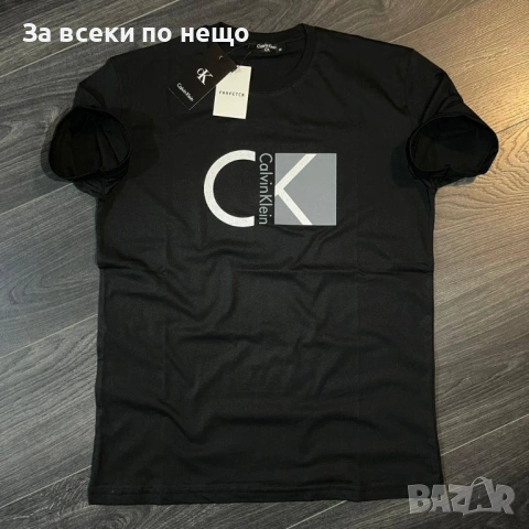 Calvin Klein Мъжка Черна Тениска👕Мъжка Блуза С Къс Ръкав Хуго Бос Код MensPoint2