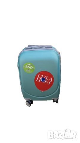Куфар за ръчен багаж SUPER LIGHT 55x36x22: "360 градуса колела , тежи 1.5кг.Твърдо покритие"", снимка 8 - Куфари - 45747107