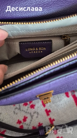НОВА дамска чанта Long and son London, снимка 8 - Чанти - 52151342