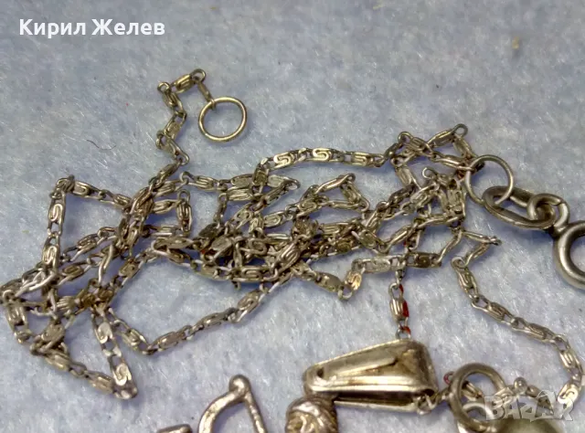 ЗОДИЯ СТРЕЛЕЦ СРЕБЪРЕН МЕДАЛЬОН СРЕБРО 800 с ФИНА СРЕБЪРНА ВЕРИЖКА СРЕБРО 925 АРТ КОЛИЕ 44400, снимка 9 - Колиета, медальони, синджири - 50354727